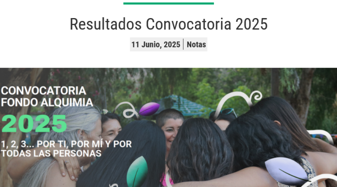Resultados convocatoria 2025